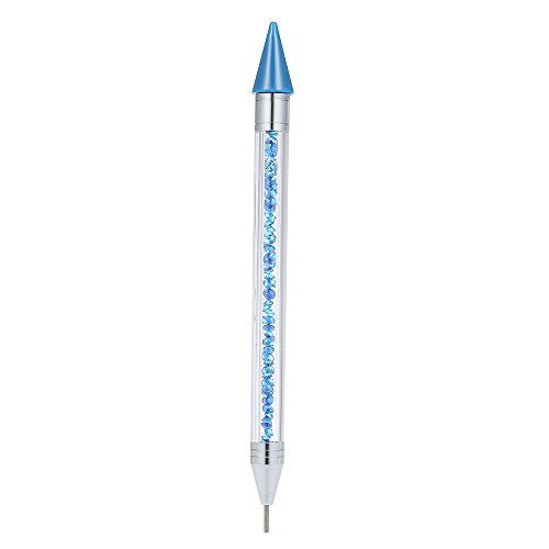 Anself Rhinestone Dotting Pen Nail Dotting Tool Double Head Tips Beads Picker Wax