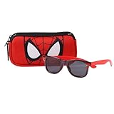 « Lunettes de soleil Marvel Spider-Man avec étui de transport Balancez l'été avec ces lunettes de soleil Marvel Spider-Man cool et étui assorti Doté d'un design audacieux Spider-Man, cet ensemble est parfait pour les jeunes super-héros prêts pour les aventures ensoleillées.