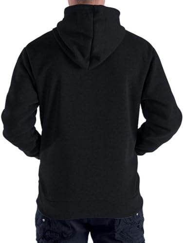 LeeHanTon Mens Zip Up Fleece Jacket Lightweight Hoodies Casual Soft Full Zip Coats with Pockets Plus Size S-5XL Big&Tall4