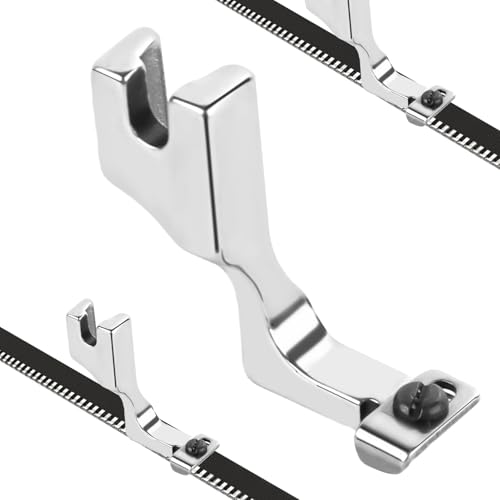 Prensatela guía para cremallera invisible ajustable miniatura 1