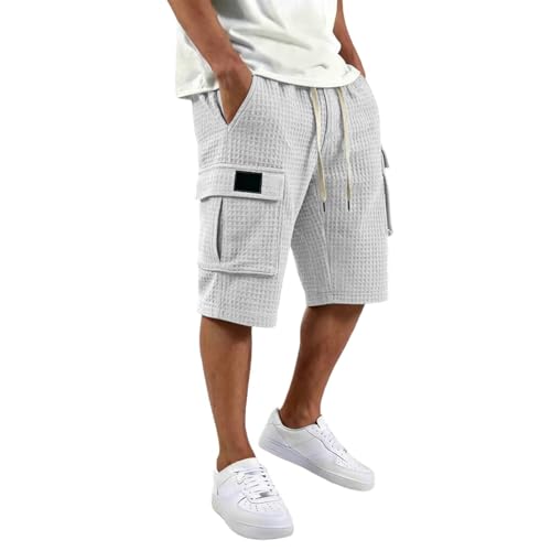 Shorts et bermudas baggy casual grande taille stretch vêtement de travail léger été homme