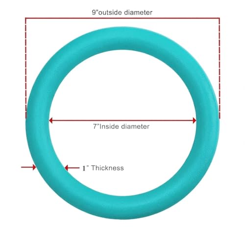 Image of Gymnastic ABS Rings with Heavy Duty Adjustable Strap Capacity with 14.5ft Adjustable Buckle Straps for Cross Fitness Functional Training for Home Gym Full Body Workout