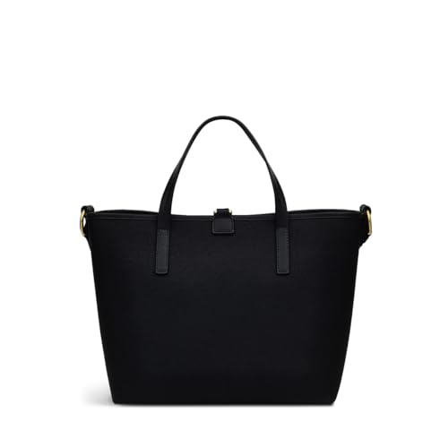 RADLEY London Addison Gardens Signature Responsible Women's Medium Recycled Canvas Open Top Satchel Bag, Black2