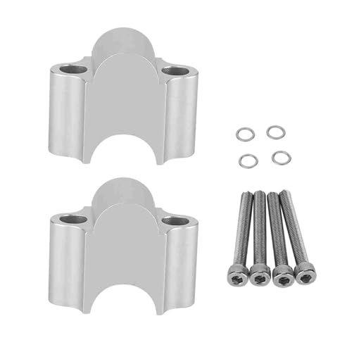 Rehausseur de guidon 22 mm anti-vibration en aluminium pour moto