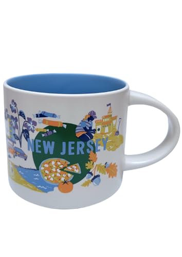 Taza de cerámica Starbucks New Jersey 414 ml