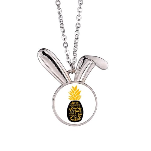Collier lapin jaune Be a Sweet PineFruit fini les bijoux ternes