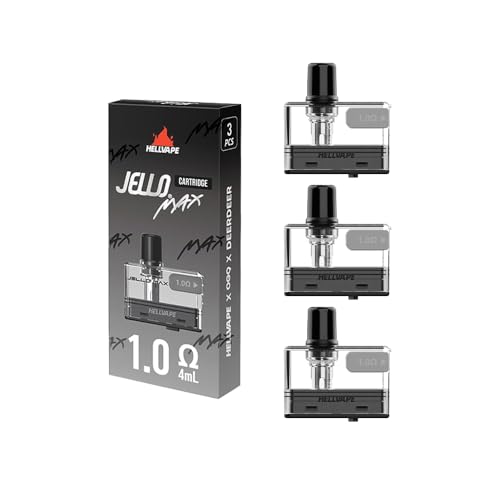 Hellvape Jello Max Pod Cartridges �J�[�g���b�W �����p�|�b�h�d�q�^�o�R�J�[�g���b�W4.0ml 3�p�b�N1�� (1.0��)