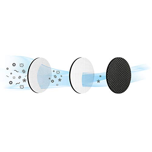 Taurus Filtro AP2030 - Filtro recambio de carbón activo, EPA12, para purificador AP2030, filtraje del 99,95%, tiempo de uso de 2200 horas, extraíble, sin mantenimiento