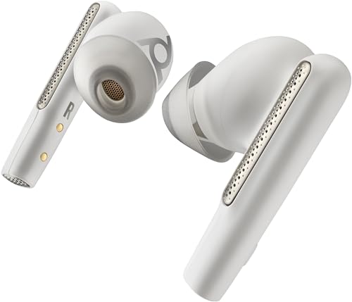 Poly Voyager Free 60 UC Earset - Stereo - True Wireless - Bluetooth - 98.4 ft - 20 Hz - 20 kHz - Earbud - Binaural - in-ear - White