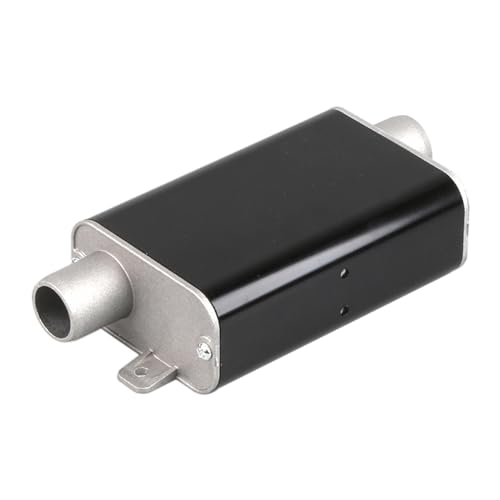Dieselheizung Schalldämpfer Standheizung Schalldämpfer AbgasschalldäMpfer für Parkheizung Schalldämpfer Set, Auspuff Schalldämpfer Kit für Diesel Heizung, Auto Auspuffanlagen, 24 mm (Schwarz)