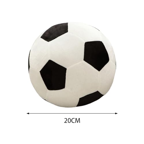 shamjina Almofada esportiva de brinquedo de futebol de pelúcia, presentes confortáveis para crianças