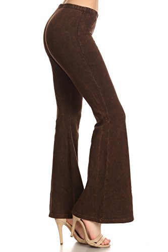 Women's Bell Bottoms Flared Yoga Stretch Pants Tie Dye High Waist