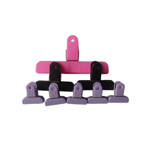 Kit 8 Pregadores de Embalagens de Alimentos Prendedores De Vedação Para Sacos Plasticos, Sacos de Pa