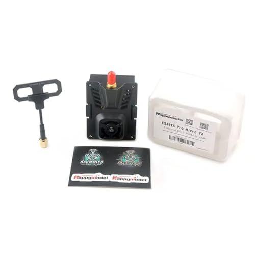 SPARKHOBBY ES24TX Pro Micro TX ExpressLRS ELRS 2.4G 1000mW für HappyModel Sendermodul mit Kühlventilator/RGB LED Modul für Fernbedienung (ES24TX Pro Micro TX)