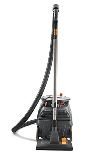 Taski D7524261 AERO 8 Plus Commercial Canister Dry Vacuum, Quiet Operation with HEPA Filtration, 3.5 Gallon Capacity, Grey/Orange