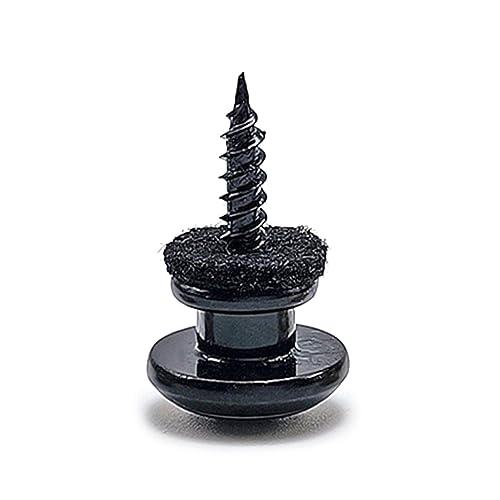 NUOYAQI Uncles Electric Guitar Strap Lock Screws Guitar Strap End Pin Tail Nail Lock Button Pegs for Acoustic Electric Guitar Ukulele, as the pic show, Black