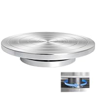 Töpferscheibe, Drehscheibe Töpfern Manuell, 25cm Aluminium-Drehscheibe, Double Face Skulptur Drehscheibe Pottery Wheel Für Keramik, Ton, Skulptur, Töpferscheibe, Drehbar