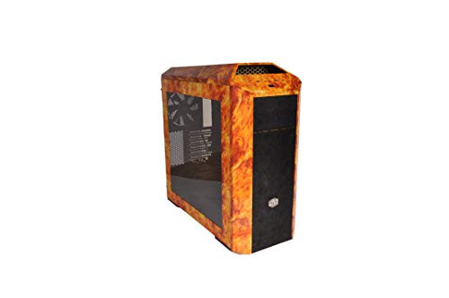 Mo-Co-So Custom Hydro Dipped Mastercase Pro 5 Mid-Tower Case (Orange Flames) #TOP2