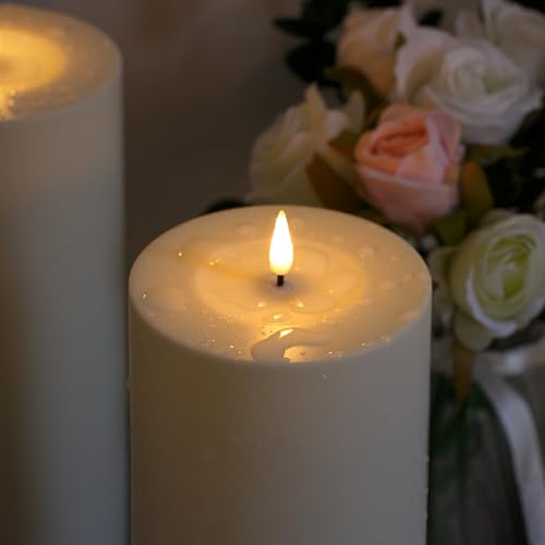 Zevanor Z-4X14OUTDOOR 4 Inch X 14 Inch Flameless Led Waterproof Remote Pillar Candles thumb #3