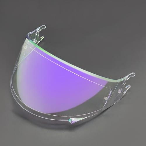 D-Skwal バイザー Viseira Shark Spartan Carbon 用 バイクヘルメットバイザー UVカットバイザー バイクヘルメットアクセサリー(Revo Clear Purple)