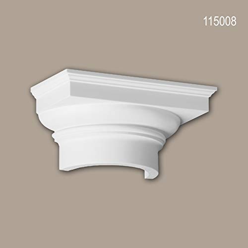 Capitel de media columna Profhome evita grietas en decoración 21cm 3
