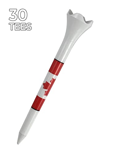 Tees de golf avec drapeau canadien pour vos parcours entre amis - 2