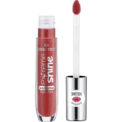 essence cosmetics Extreme Shine Volume Lip Gloss No. 09 Shadow Rose Nude Radiant Fresh Glossy Translucent Vegan Oil-Free Alcohol Free (5 ml)