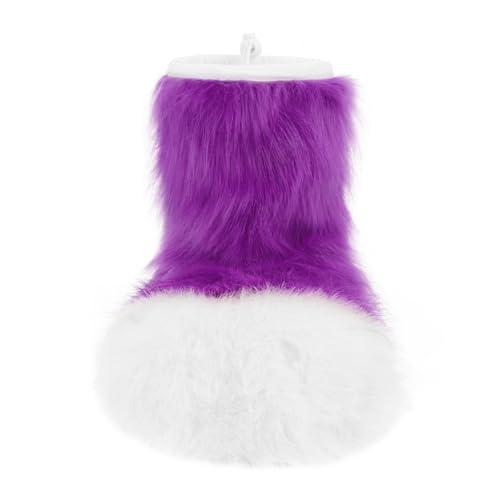 Image of Animal Fuzzy Slippers Bear Cat Wolf Dog Fox Fursuit Feet Paw Claw Shoes Furry Boots Costume Accessories for Adult Kids
