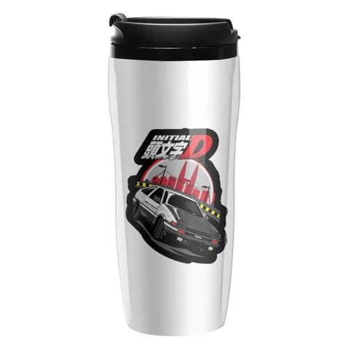 タンブラー 頭文字d イニシャル D Ae86 コンビニマグ コーヒータンブラー おしゃれ 350ml 水筒 車用タンブラー 携帯マグ 保温 保冷 蓋付き 広口 多重構造 コーヒーカップ オシャレ 男女兼用 アウトドア プレゼント