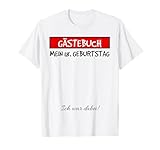 Geburtstags Party Gästebuch Geschenk T-Shirts