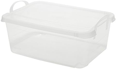 Easygift Products Underbed Plastic Storage Boxes With Lids & Carry Handles Stackable Lightweight