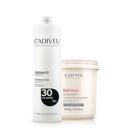 Kit Cadiveu Oxidante 30 Volumes e Pó Descolorante (2 produtos)