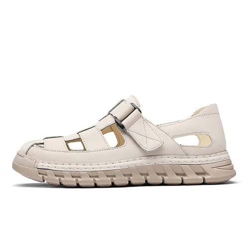 Men's Sports Sandals Breathable Hollow Out Closed Toe Summer Outdoor Hiking Beach Fisherman Climbing Off-Road Work Shoes2