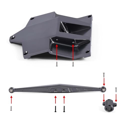 Image of Orlandoo Hunter Aluminum Alloy CNC Upgrade Parts for 1 /32 Mini Roll Cage RC Trophy Truck, RC Short Card Car OH32X02 DIY Unassembled Championship Card Kit