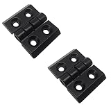 4pcs Aluminum Profile Hinge Install Kit,Aluminum Alloy Closet Cabinet Door Butt Hinge,for 2020 Serie