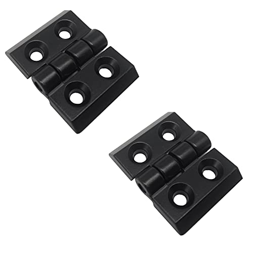 4Pcs Aluminum Profile Hinge Install Kit,Aluminum Alloy Closet Cabinet Door Butt Hinge,For 2020 Serie Slot Aluminum Profile Extrusion Frame（Hole Diameter：4Mm） #TOP3