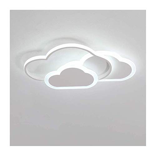 Plafonnier LED nuage 42W 3200LM pour chambre d'enfant et salon moderne