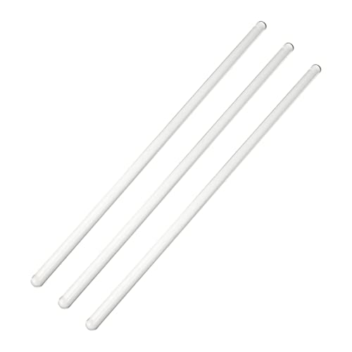 FUNOMOCYA 3pcs Glass Buret Mixer Stir Sticks Laboratory Equipment Cocktail Stirrers for Drinks Drink Stirrers Cocktail Tools Stirring Rod Drain Tool Stirrer for Use Lab Tools Stirring Sticks