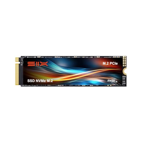 Image of SIX X5000 1TB M.2 2280 SSD PCIe Gen4x4 NVME SSD Solid State Drive - Up to 3700MB /s Read, 2500MB /s Write