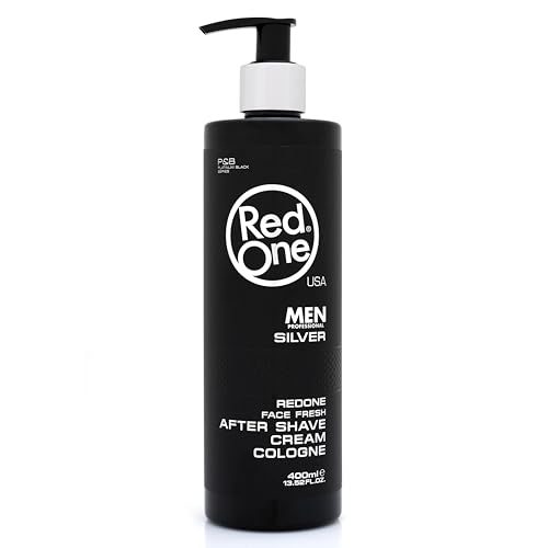 RedOne After Shave Cream Cologne Extreme – Dopobarba Uomo 3 in 1 (Alcol + Crema + Cologne) per Idratare e Rinfrescare | Balsamo Dopobarba Uomo, Aftershave 400 ml | Dopo Barba Lenitivo e Profumato