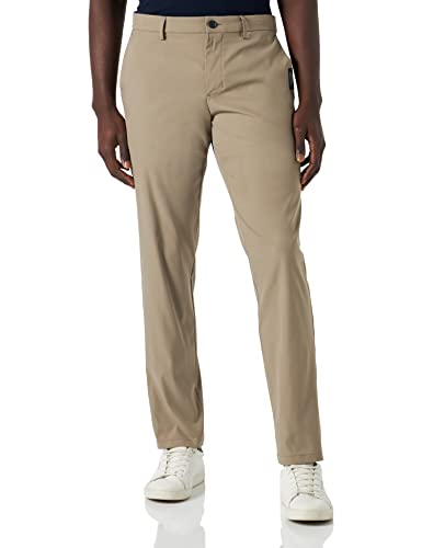Pantalon homme Boss T_Drax élégant en twill de coton extensible
