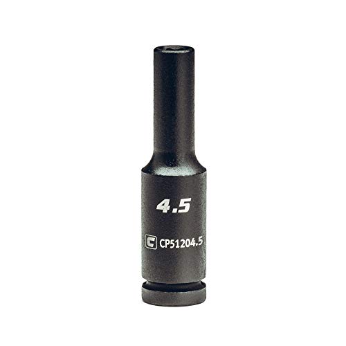 Image of Capri Tools 4.5 mm Deep Impact Socket, 1 /4-Inch Drive, 6-Point, Metric