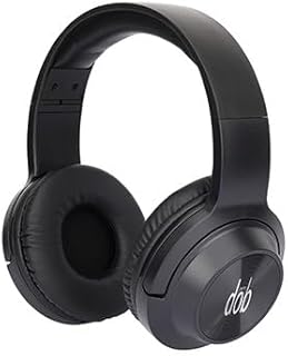 dob H 300 I Over-Ear Headphones (Black) – Wired Stereo Sound with 40mm Drivers, 3.5mm Jack for PC, Laptop, Mobile – Lightweight Comfortable Design