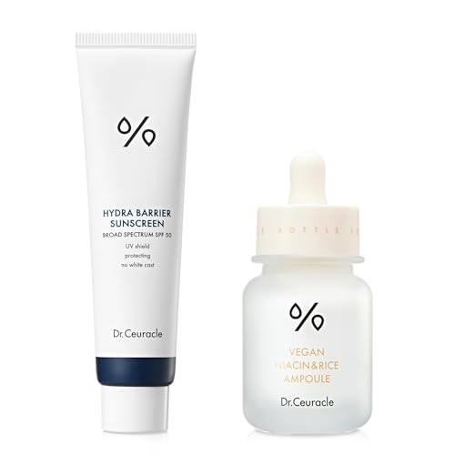 Dr.Ceuracle | Hydra Barrier Sunscreen + Vegan Niacin & Rice Ampoule
