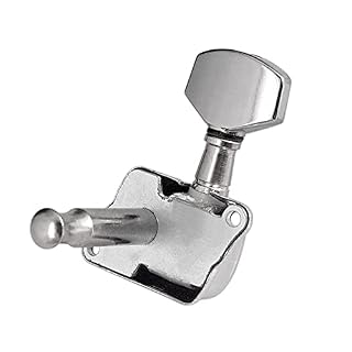 Kstyhome Piquets de réglage de corde de guitare 6 pièces Mécanique de réglage semi-fermée Mécaniques pour guitare… - Les Beatles, Paul McCartney, John Lennon, RIngo Starr, George Harrison Kstyhome Piquets de réglage de corde de guitare 6 pièces Mécanique de réglage semi-fermée Mécaniques pour guitare… – Image 2