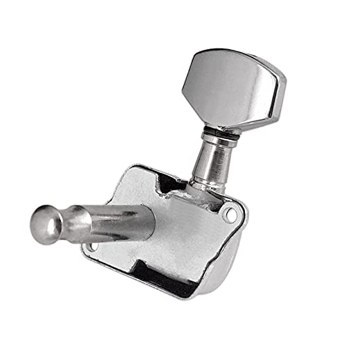 Kstyhome Piquets de réglage de corde de guitare 6 pièces Mécanique de réglage semi-fermée Mécaniques pour guitare… - Les Beatles, Paul McCartney, John Lennon, RIngo Starr, George Harrison Kstyhome Piquets de réglage de corde de guitare 6 pièces Mécanique de réglage semi-fermée Mécaniques pour guitare… – Image 3