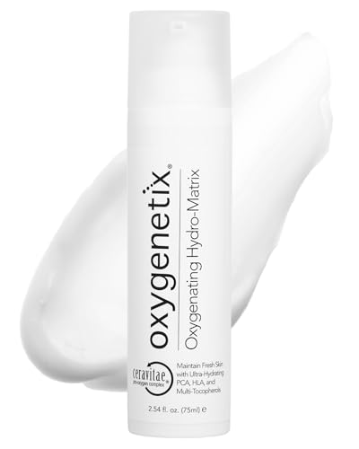 Oxygenetix Oxygenating Hydro-Matrix (2.54oz) | Lightweight Aloe-Based Face Moisturizer with Hyaluronic Acid for Sensitive, Dry, or Compromised Skin