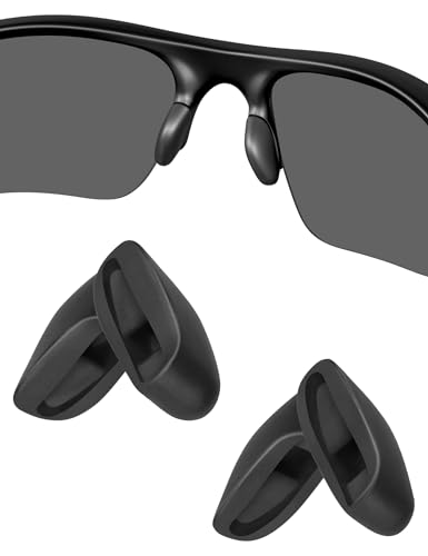 Almohadillas para nariz Oakley Flak Draft OO9364 repuestos de goma negra en pack