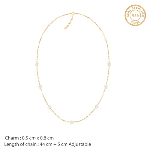 GIVA 925 Silver 18k Gold Plated Anushka Sharma Star Constellation |Necklace to Gifts for Women & Girls | With Certificate of Authenticity and 925... - Image 9