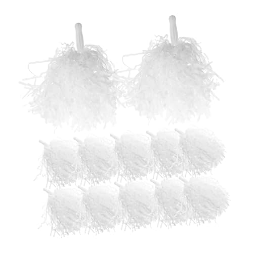 NAMOARLY Girls Pom Poms Cheerleading Set Pcs Bright Flower for Dance Performances and Sports Activities
